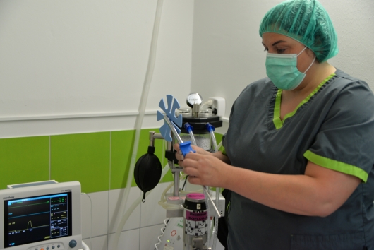 Gewissenhafte Vorbereitung des Inhalationsnarkosegeräts